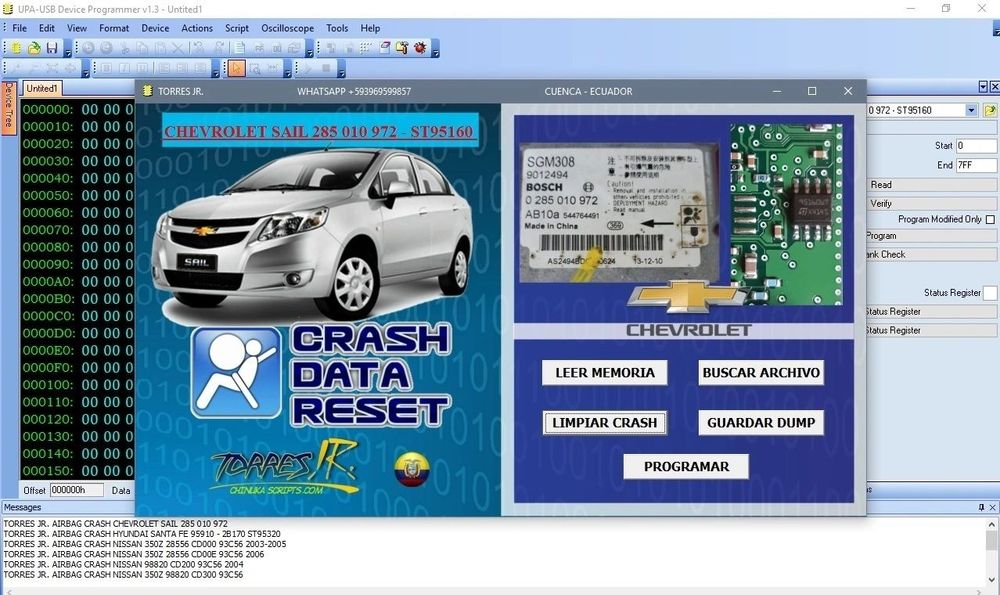 программатор, чиптюнинг, автодиагностика, одометр, крашдата, eeprom