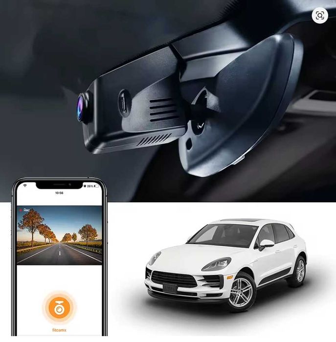 4K Dash Cam for Porsche Cayenne/Macan/Panamera/ Wireless Car Dashcam