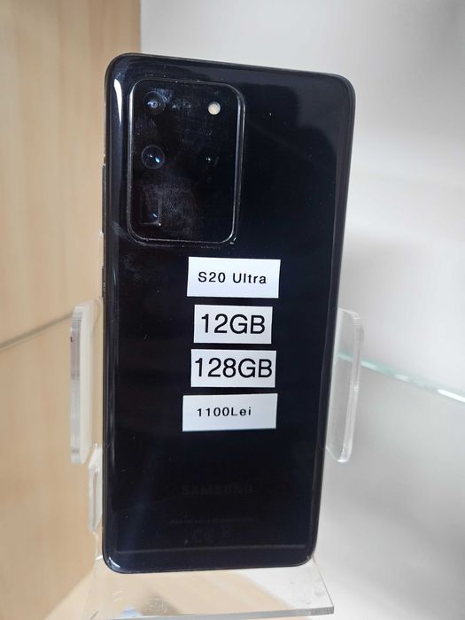 Magazin Samsung S20 Ultra 128GB starefbuna Rate Card Didactic Garantie