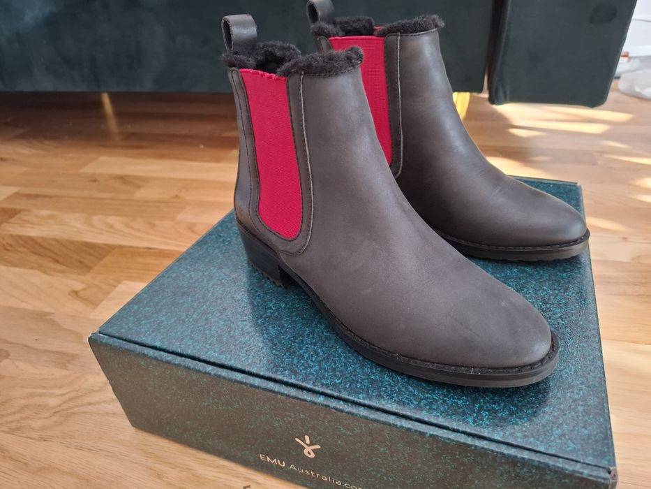 Ghete Jodhpur EMU AUSTRALIA - Ellin Pop W12163 Black/Berry