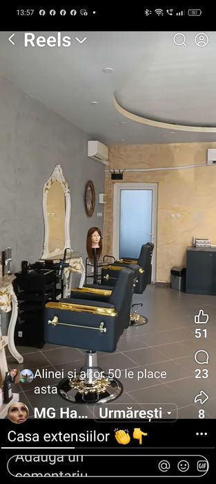 Mobilier salon înfrumusețare
