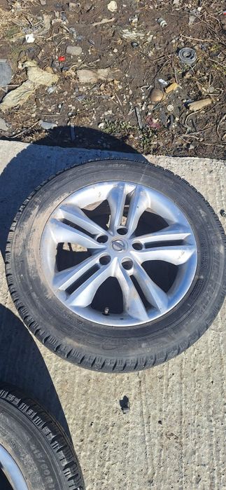 Roata roti jante aliaj Nissan Qashqai 5x114.3 gaura butuc 66.1  Duster