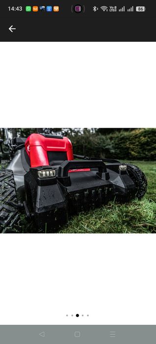 Mașina se tuns iarbă milwaukee atenție lama de 53 cm