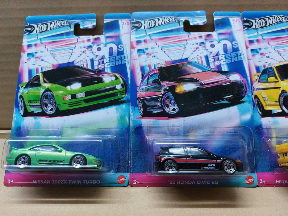 Колички Hot Wheels 90's STREET SCENE / Хот Уилс - 5 модела / 012