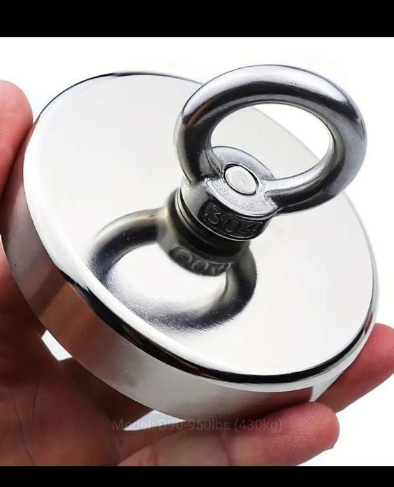 Magnet fishing D90,120,136mm cu forta de 340kg