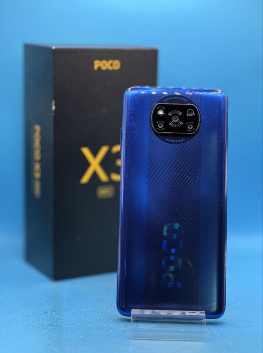POCO X3 NFC, Dual SIM, 128GB, 6GB RAM, 4G, Cobalt Blue
