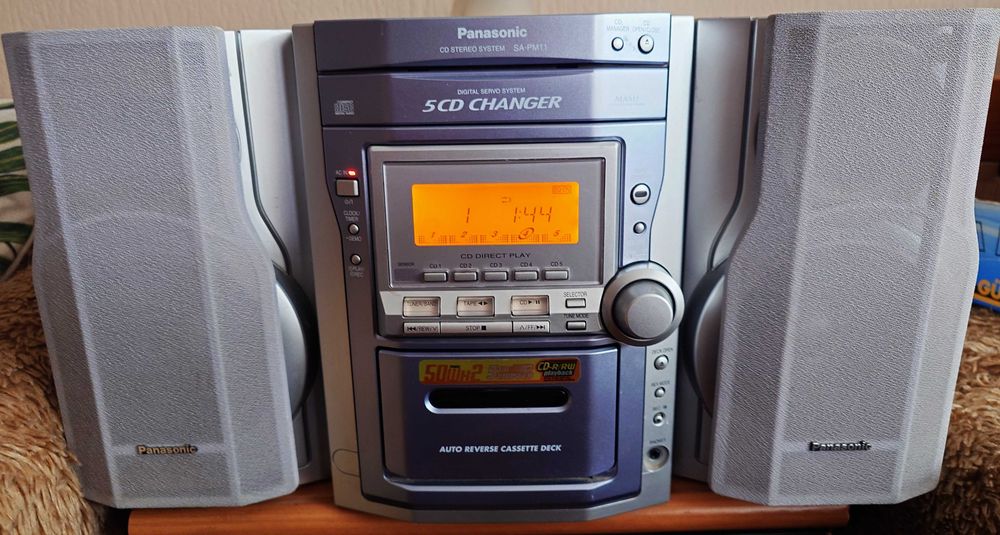 Panasonic SA-PM11 AM/FM 5 CD чейнджър !