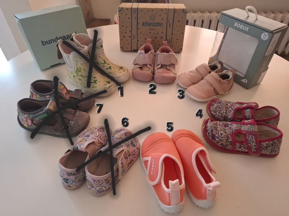 Боси обувки и пантофи размер 21, 22, 23, 24