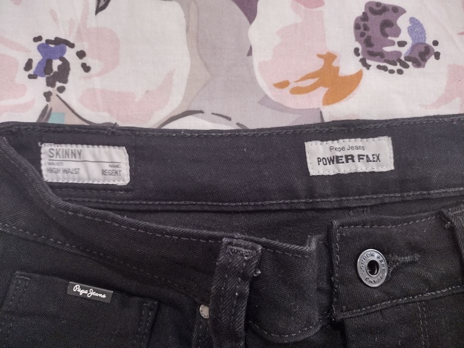 Pepe jeans оригинални черни дънки