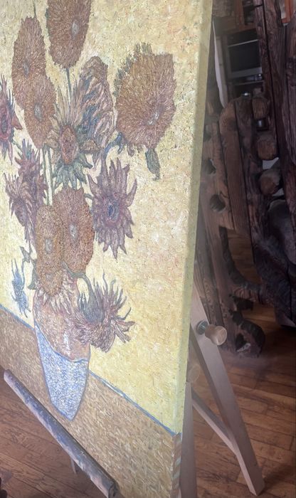 Картина вдъхновена от Ван Гог- “слънчогледи” 90х70