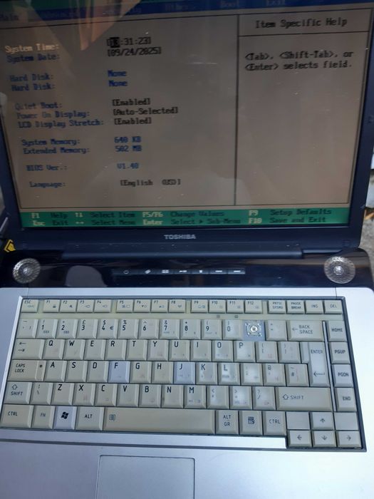 Toshiba Satellite A200-1CR за части