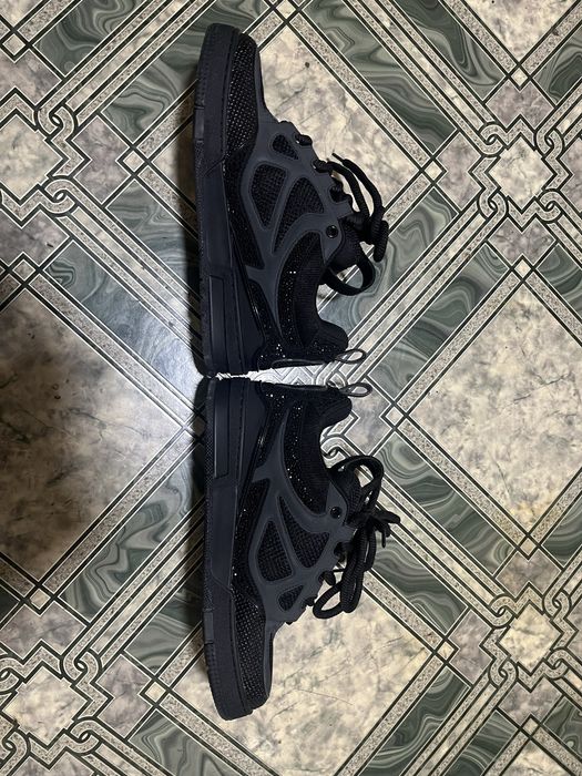 Louis Vuitton Skates Black Crystals