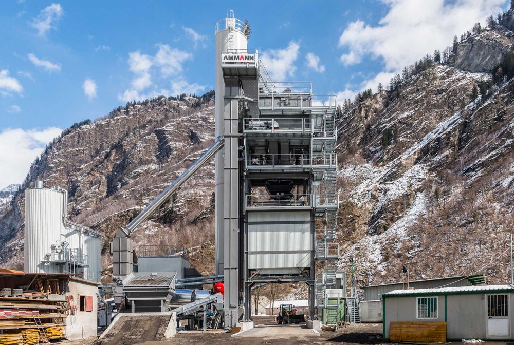 Асфальтобетонные заводы Ammann.