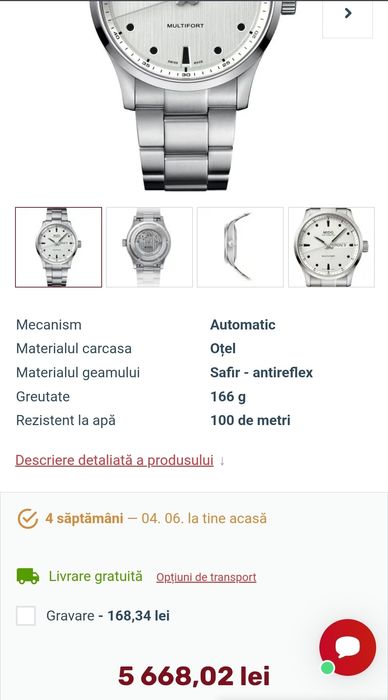 Mido Multifort Automatic Caliber 80 – NOU – Full Set – Garantie – Swiss Made