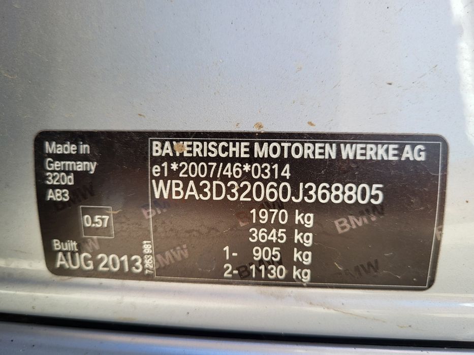 Bara spate m pachet bmw f30