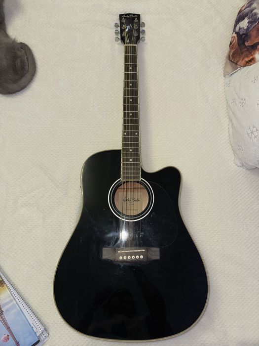 chitara electro-acustica Harley Benton + stand