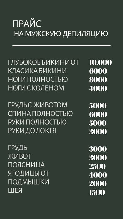 Мужская депиляция