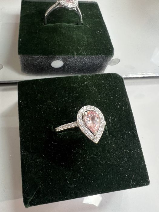 Inel de logodna aur alb 18K cu diamant si certificat de autenticitate!