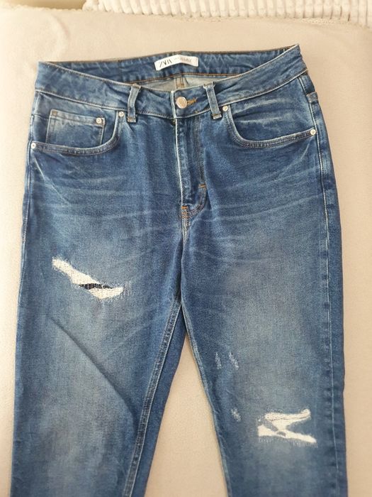 Дънки Zara с кръпки