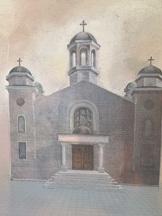 Разкошна Картина маслени бои, платно, подписана