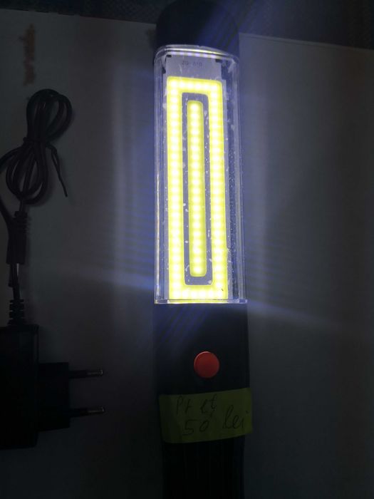 Lanterna camping, atelier cu leduri cob