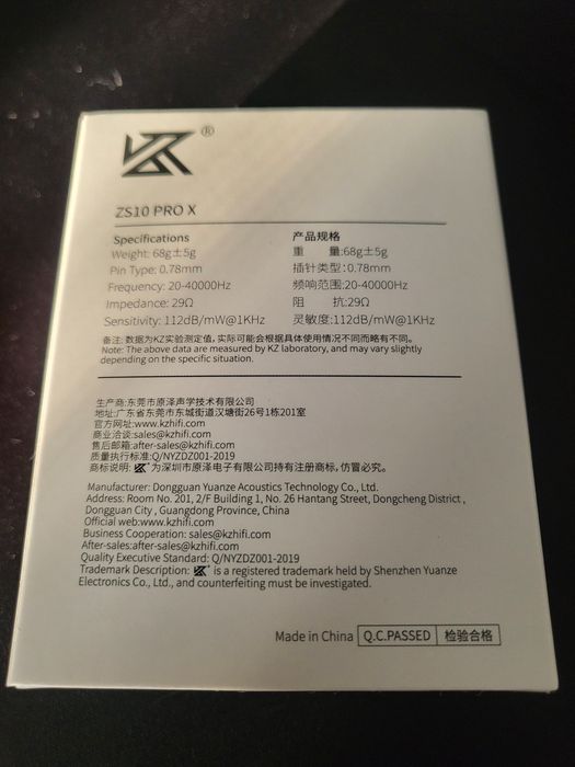 Casti KZ ZS10 PRO X