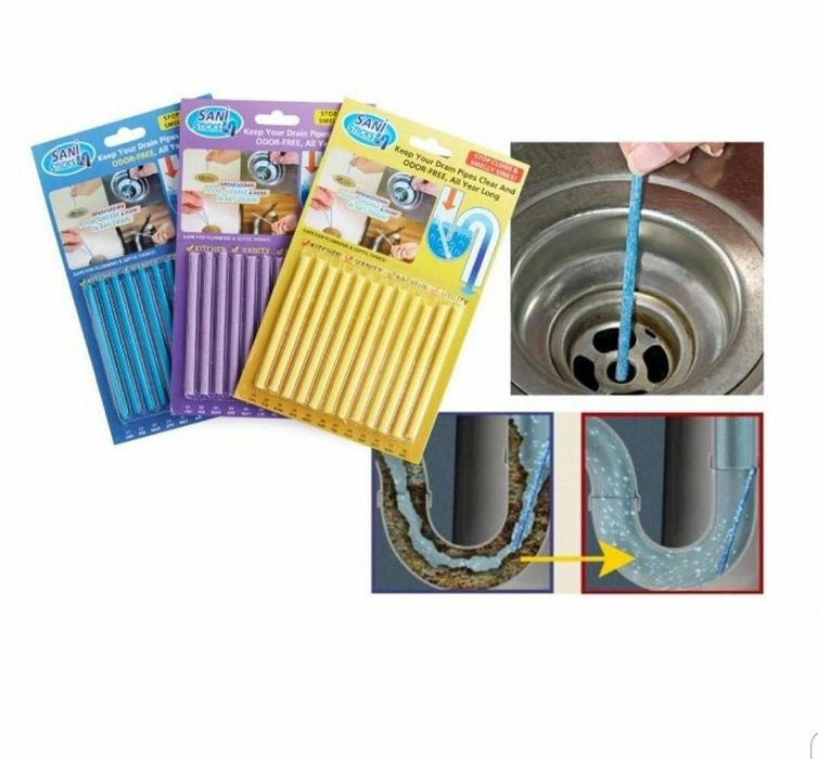 Палочки для очистки водосточных труб Sani Sticks