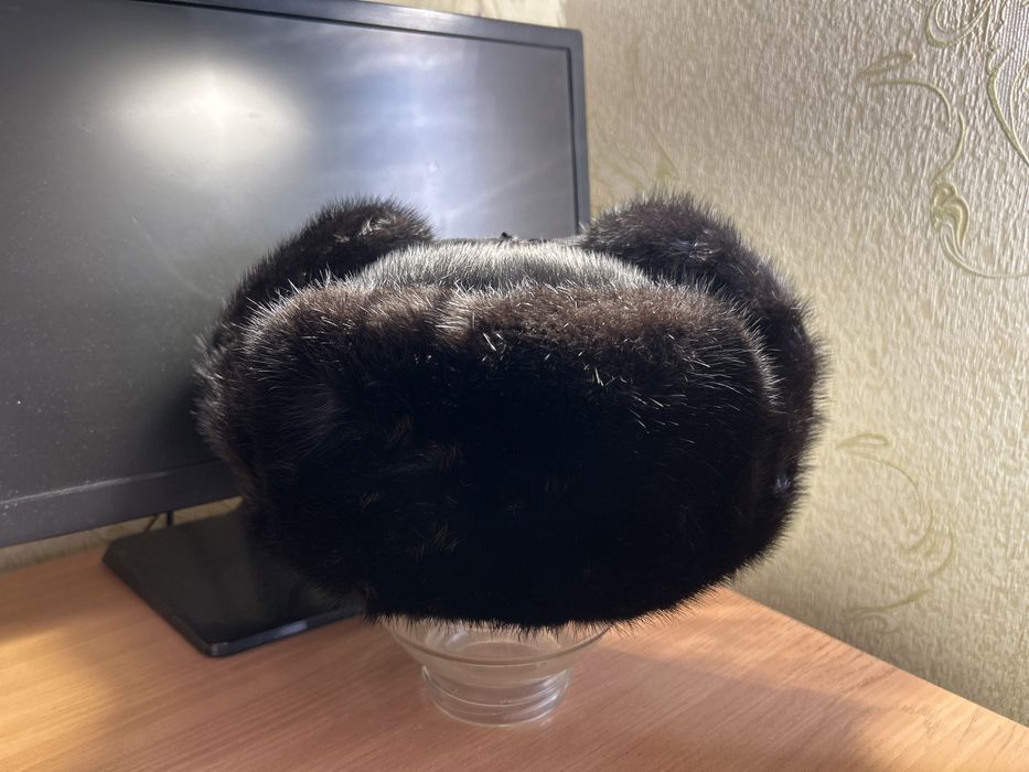 Норковая шапка ушанка