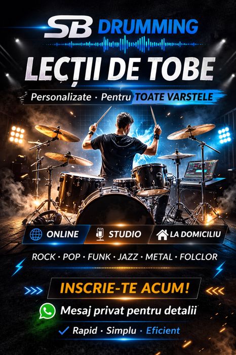 Cursuri de Tobe si Percutie.