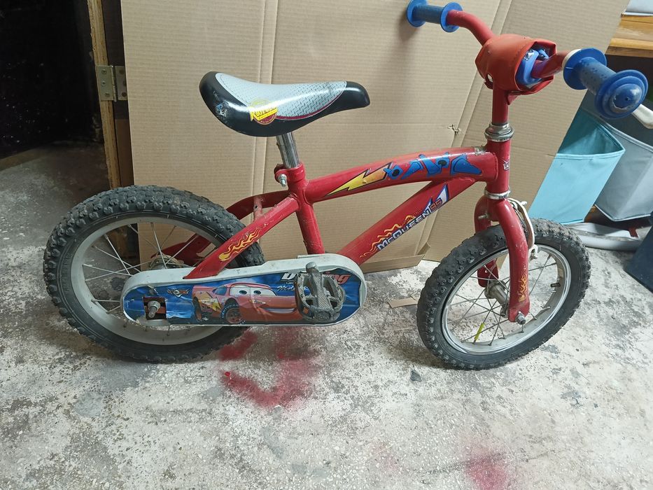 Bicicleta copii fulger mcqueen