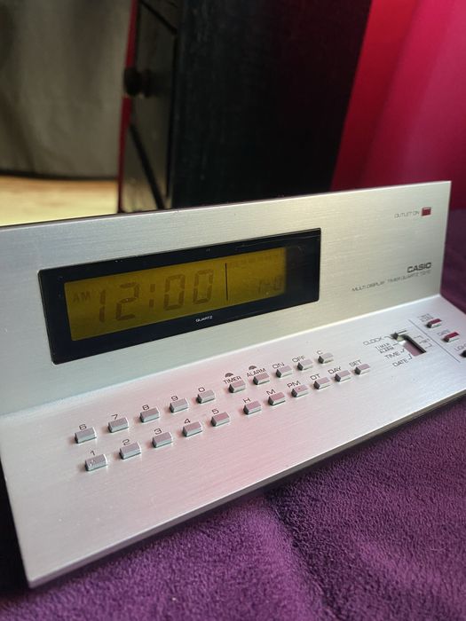 Casio Multi DisplayTimer Quartz TG-10 Alarm Clock 1979