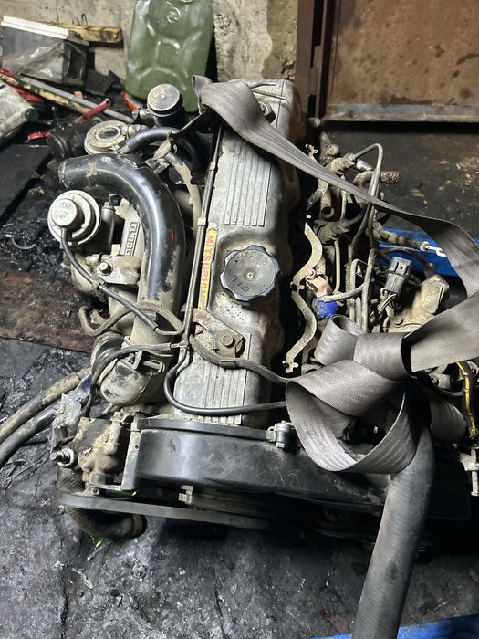 Двигатель матор 4D56. Сборе с новесным. 2.5 обьем, турбо дизель.