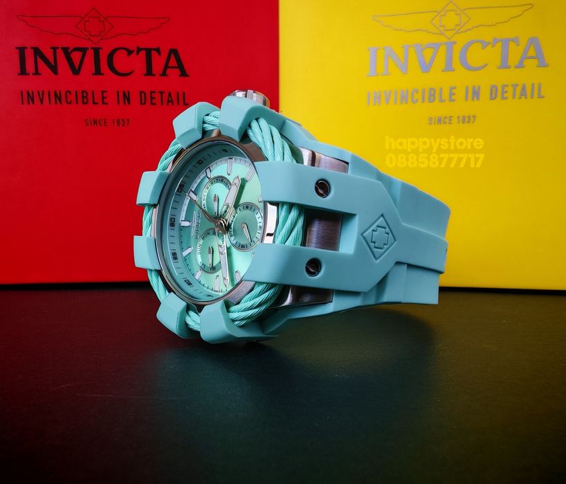 INVICTA Bolt Shock Turquoise 54 mm, Инвикта нов ръчен часовник