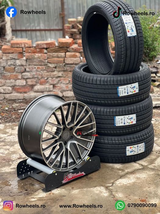 Jante Porsche 21 R21Panamera porsche cayenne PORSCHE anvelope vara sau iarna incluse in pret jante in doua latimi roti porsche 21