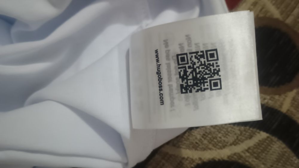 Tricou bărbați alb Boss