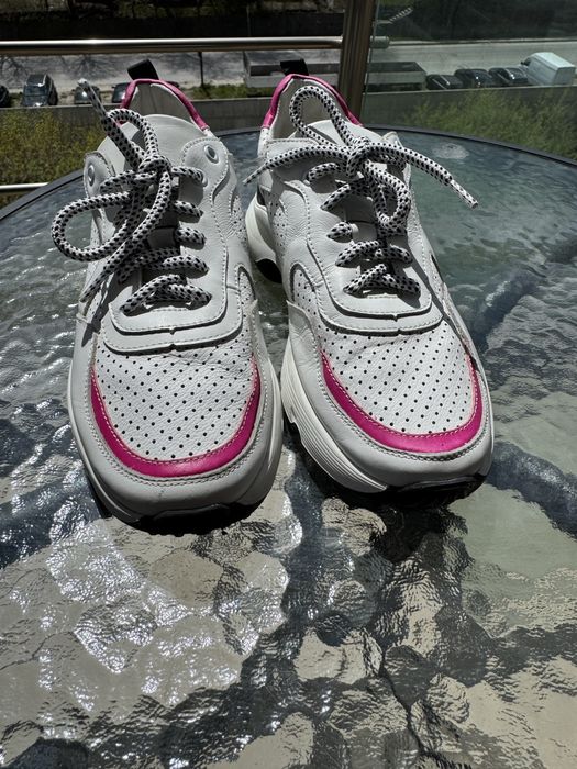 Дански маратонки Bianki-естествена кожа