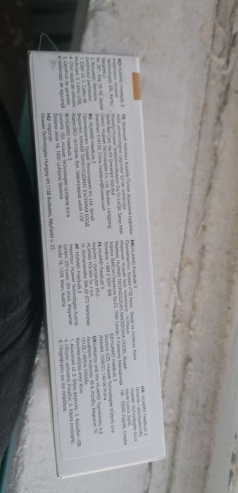 Безжични блутут сшушалки Huawei freebuds 3