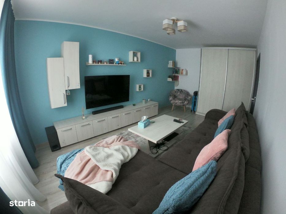 Apartament cu 2 camere mobilat, utilat