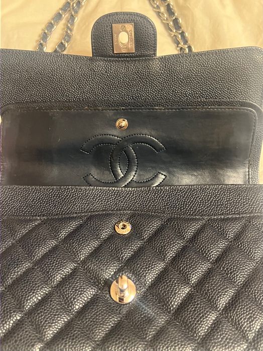 Естествена кожа чанта Chanel