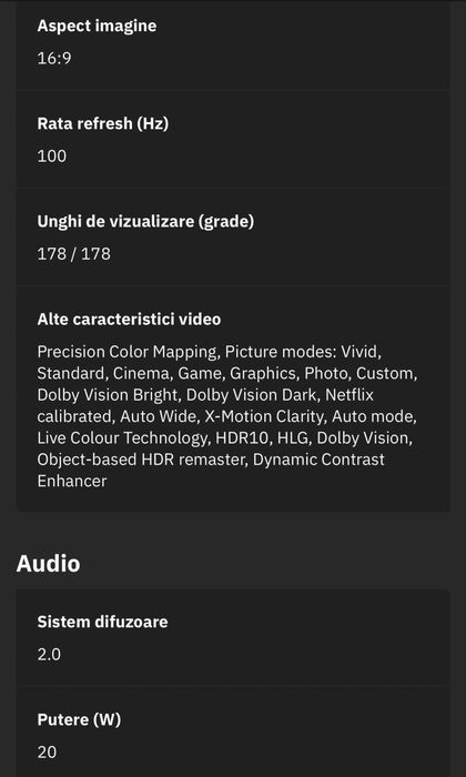 Televizor LED Smart SONY BRAVIA KD-55XH9096, Ultra HD 4K, 139cm