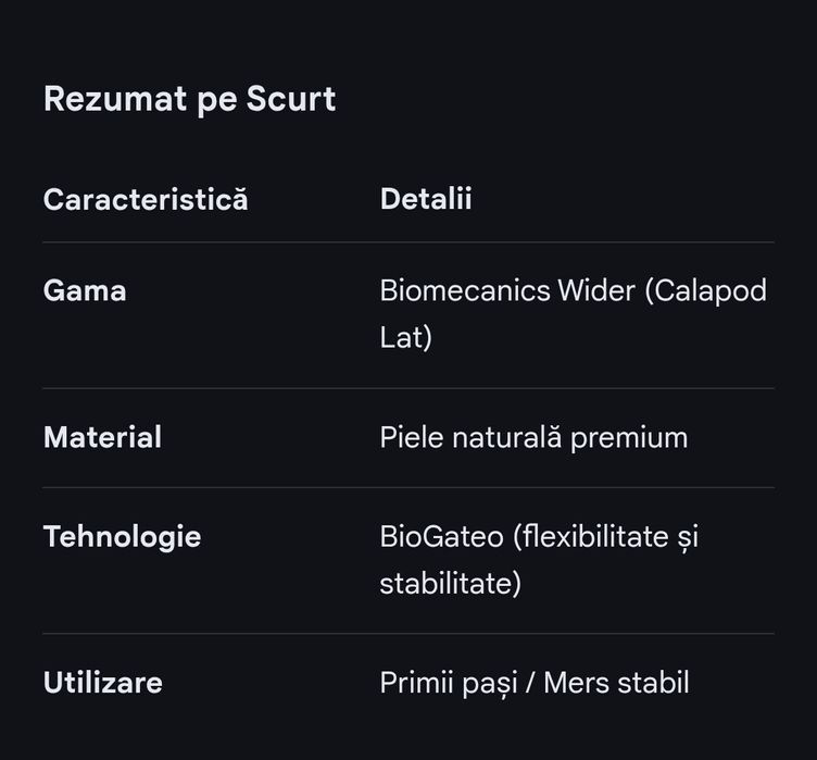 Vând pantofi biomecanics mărimea 23,noi