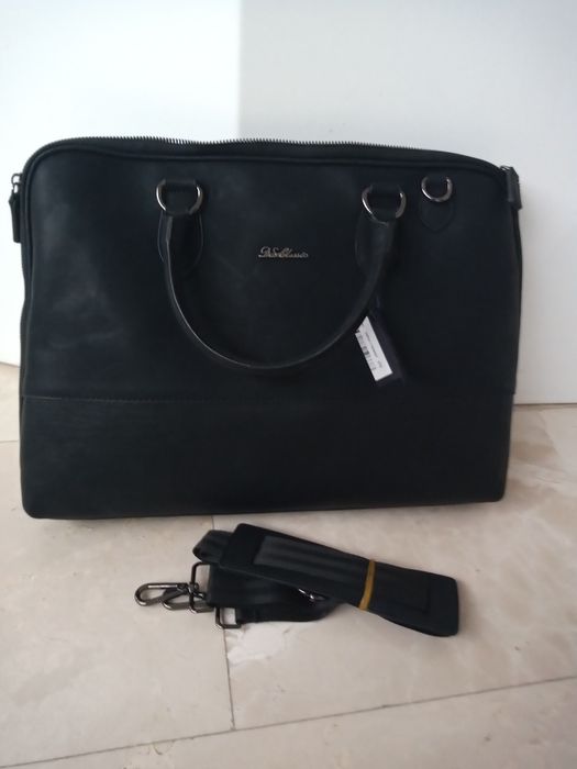 Servieta noua, unisex, piele ecologică