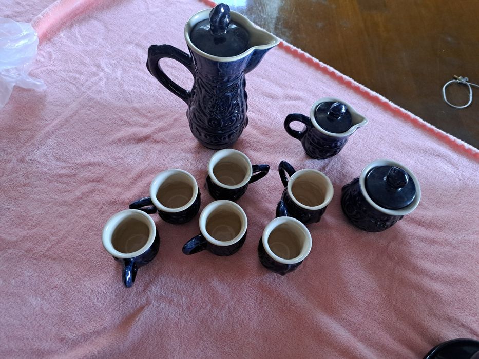 Продаётся кофейный набор из глины