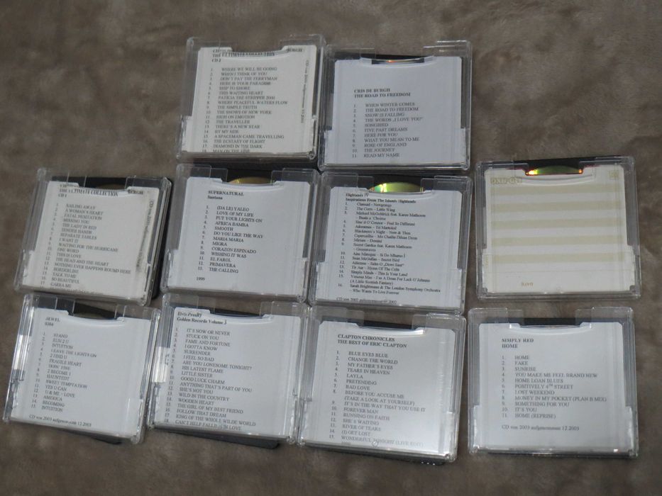 minidisc , minidiscuri  , TDK MD RXG de 74 min inregistrate cu discografie