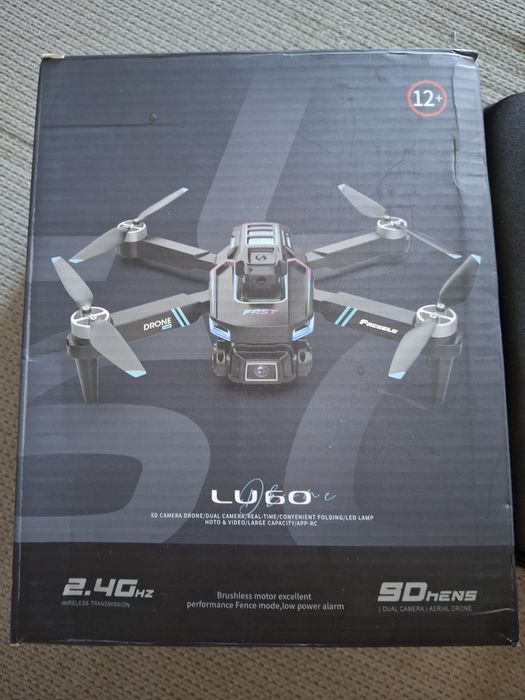 Дрон LU60, двойна HD камера, LED- НОВ