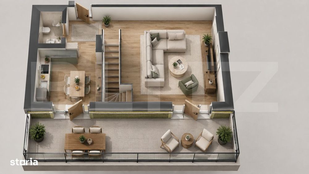 Apartament cu 4 camere, 84.30 mp, zona Marasti