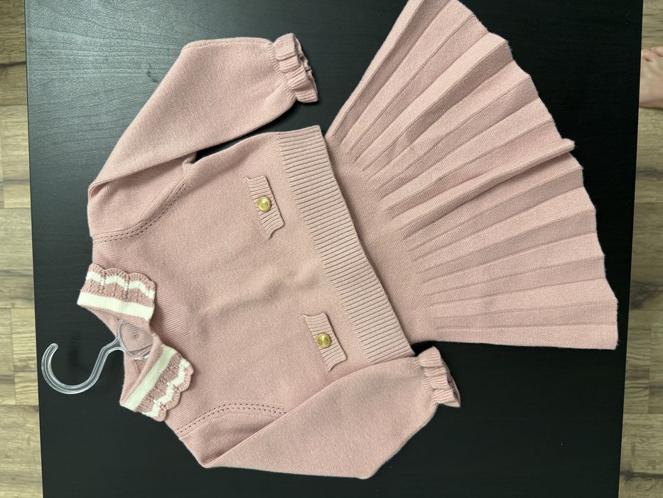 Set nou pulover si fustita Abel & Lula, marimea 74, 6-9 luni