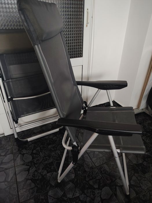 Сгъваем алуминиев стол 5 позиции на облегалката Нови 2 бр.