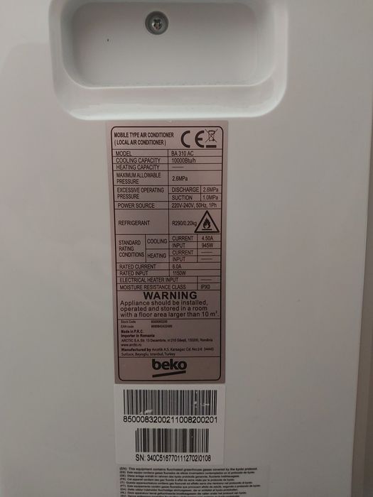 aparat aer conditionat mobil