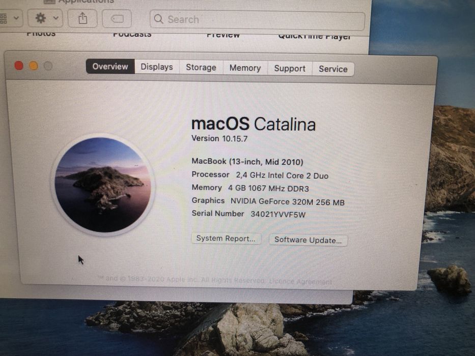Apple Macbook 7,1 - 2010